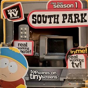 Basic Fun! Tiny TV Classics Real-Working Tiny TV with Remote, South Park Edition